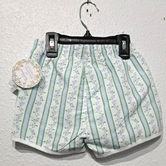 Edgehill Collection X Pearly Gates Little Boys Floral Stripe Swim Board Shorts - Picture 3 of 5